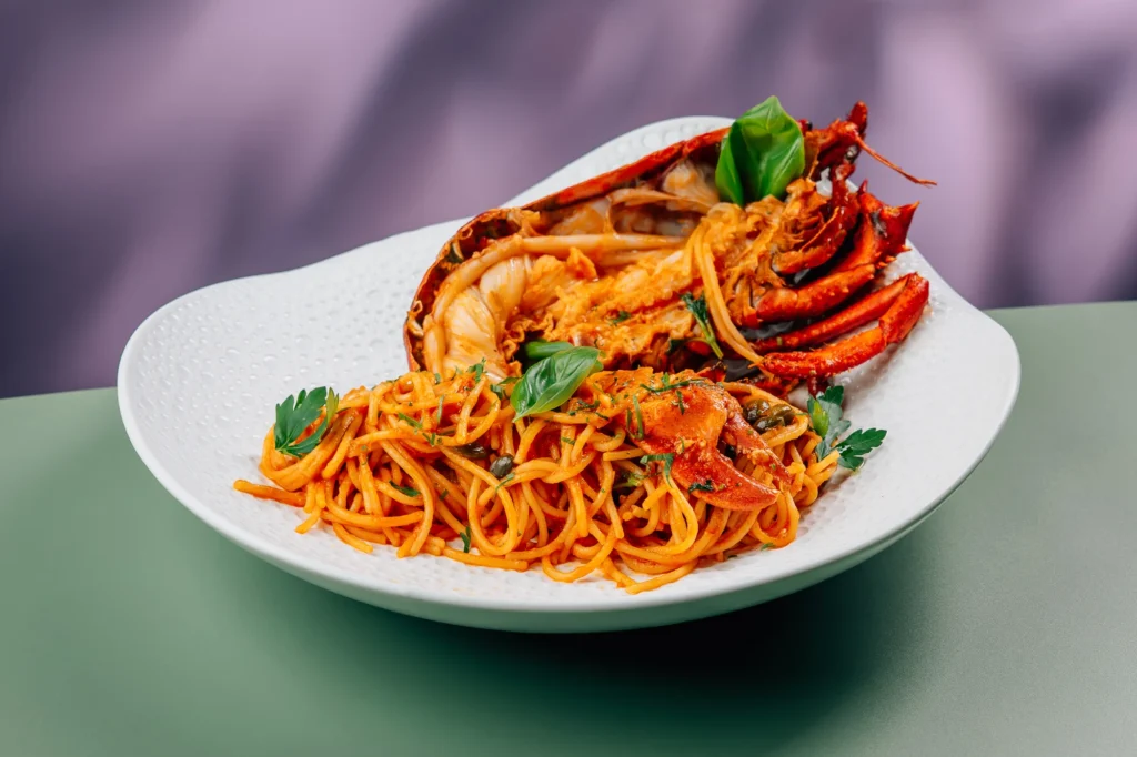 Trove lobster and spaghetti