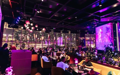 restaurant with a stunning view in dubai