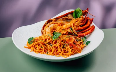 Trove lobster and spaghetti