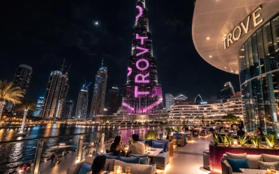 Trove with burj Khalifa View