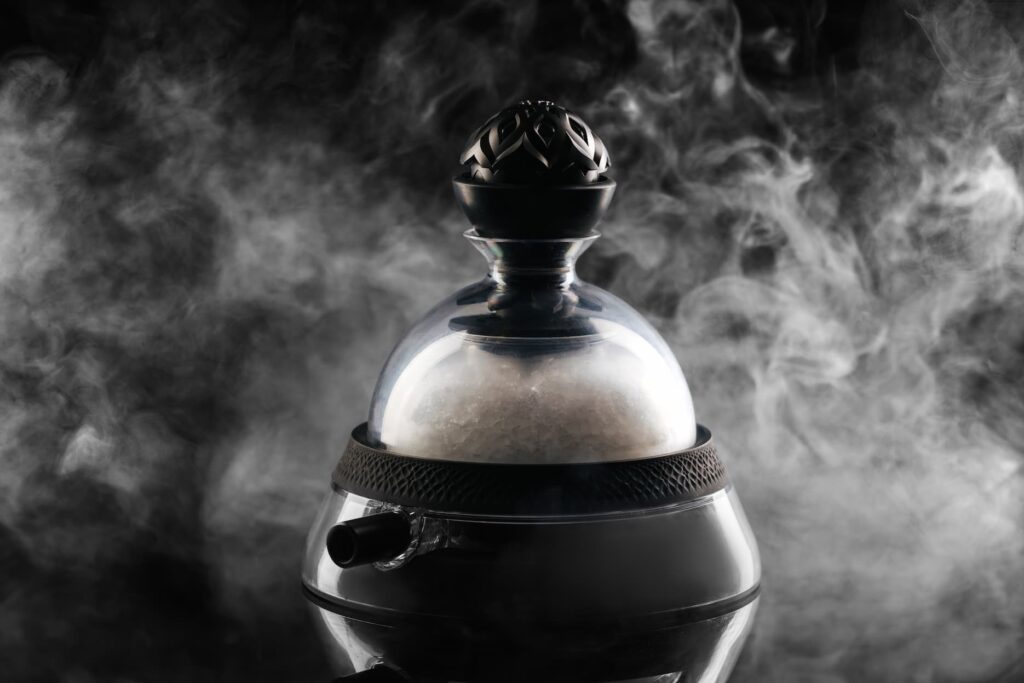 black colored shisha in dubai