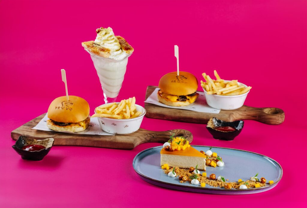 junk foods with desserts in dubai