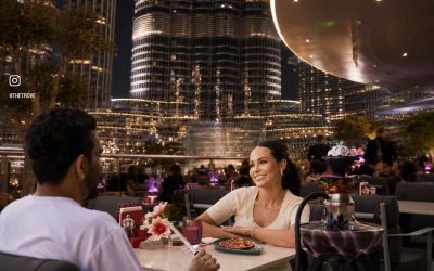 dining with burj khalifa view